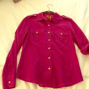 Tory Burch Brigitte Military style Blouse - Size 2